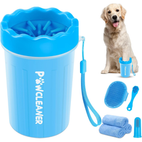 Professional 7 In 1 Dog Paw Cleaner For Dogs & Cats Includes 1 Portable Paw Washer 1 Bath Brush 2 Dog Toothbrushes And 3