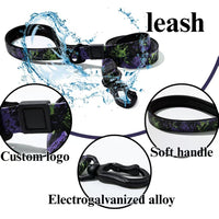 UV Printing Camouflage Embossed Pet Leash Set Is A Perfect Combination Of Style And Functionality Specially Designed For