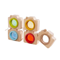 5 Pcs Mini Gemmed Wooden Camera Kaleidoscope - BIG FRENCHIES
