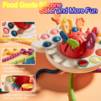 Baby's Funny Finger Puff Toy Can Be Pressed