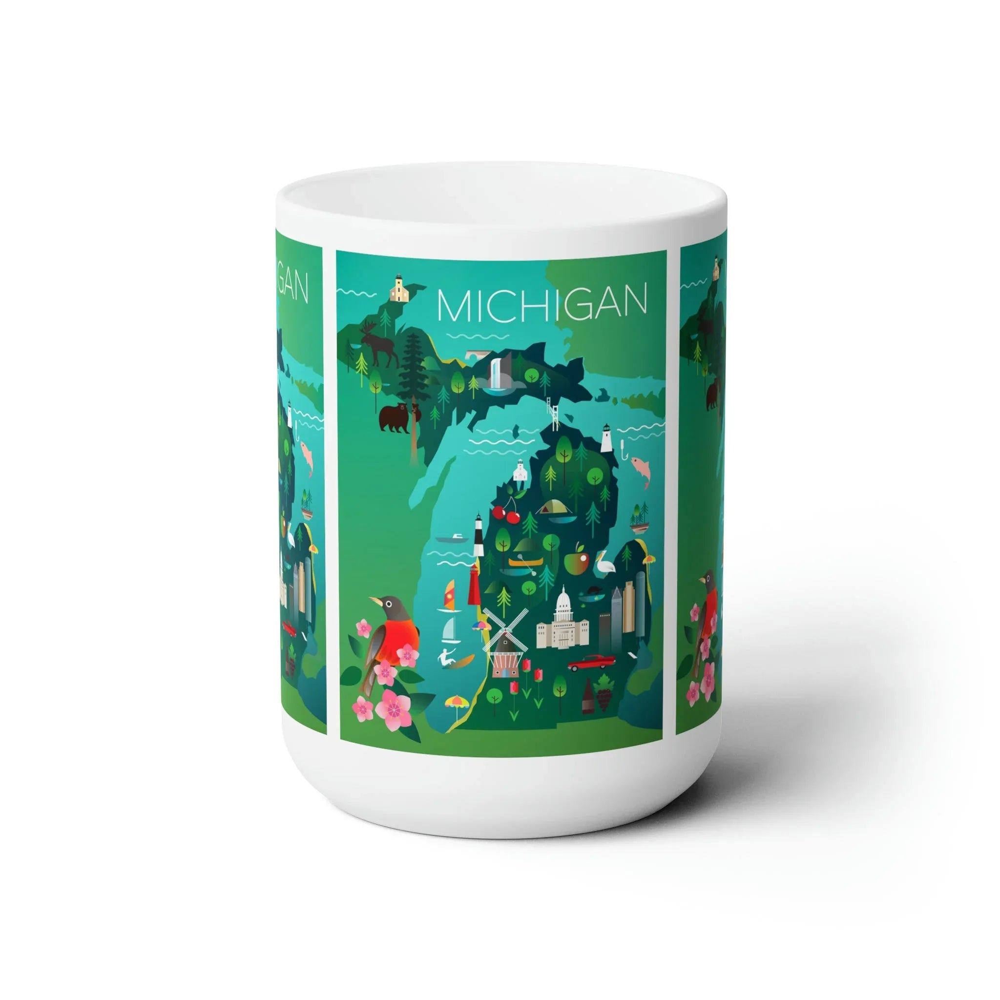 Michigan Ceramic Mug 11oz or 15oz - BIG FRENCHIES