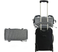 Mr. Peanut's Monterey Series Airline Compliant Horizontal Backpack Pet Carrier - BIG FRENCHIES