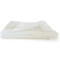 Luxury Satin Border Blanket - Ivory - BIG FRENCHIES