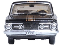 1965 Plymouth Barracuda Black with Gold Stripes 1/87 (HO) Scale Diecast Model Car by Oxford Diecast