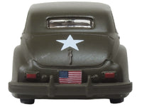 1942 Packard Clipper Touring Sedan "US Army Staff Car" Olive Drab 1/87 (HO) Scale Diecast Model Car by Oxford Diecast