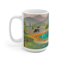 YELLOWSTONE NATIONAL PARK GRAND PRISMATIC 11 OZ OR 15 OZ CERAMIC MUG - BIG FRENCHIES
