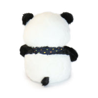 10-Inch Black and White Beau Panda with colorful Bow Tie
