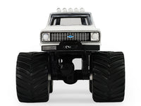 1972 Chevrolet K-10 Monster Truck "Chevron 150th Anniversary" White and Blue Metallic "Kings of Crunch" Series 1/43 Diecast Model Car by Greenlight