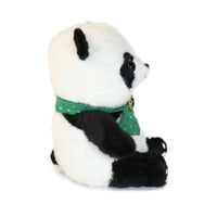 10-Inch Black and White Beau Panda with colorful Bow Tie