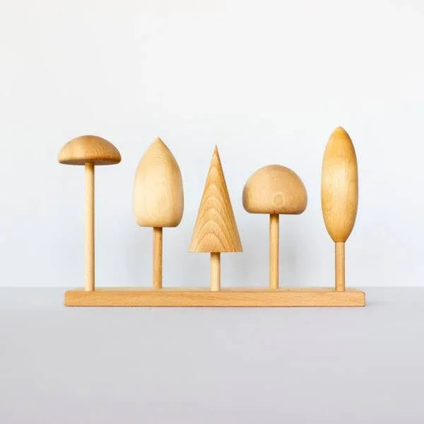 Wooden Stacking Toy Tree Crowns by Wooden Story - BIG FRENCHIES