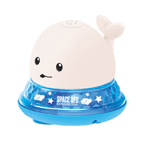 Baby Cute Cartoon Whale Floating Spraying Water Bath Toys With Light Music LED Light Baby Toys