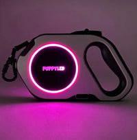 LED Retractable Dog Leash  W/Flashlight