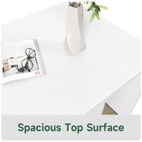 Cat Litter Box Cabinet Multifunctional White Modern Cat House Washroom End Table For Bedroom Living Room