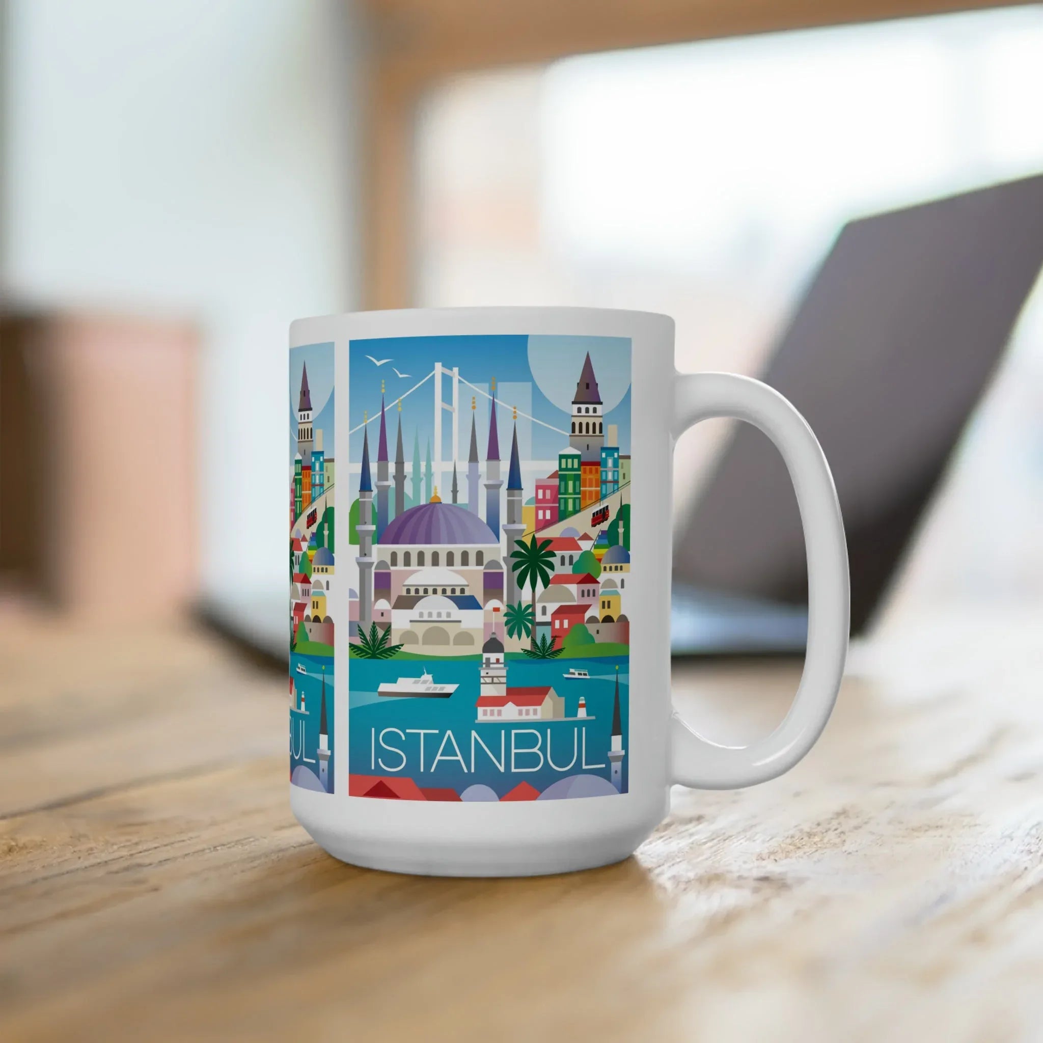 Istanbul Ceramic Mug 11oz or 15oz - BIG FRENCHIES