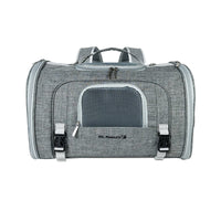 Mr. Peanut's Monterey Series Airline Compliant Horizontal Backpack Pet Carrier - BIG FRENCHIES