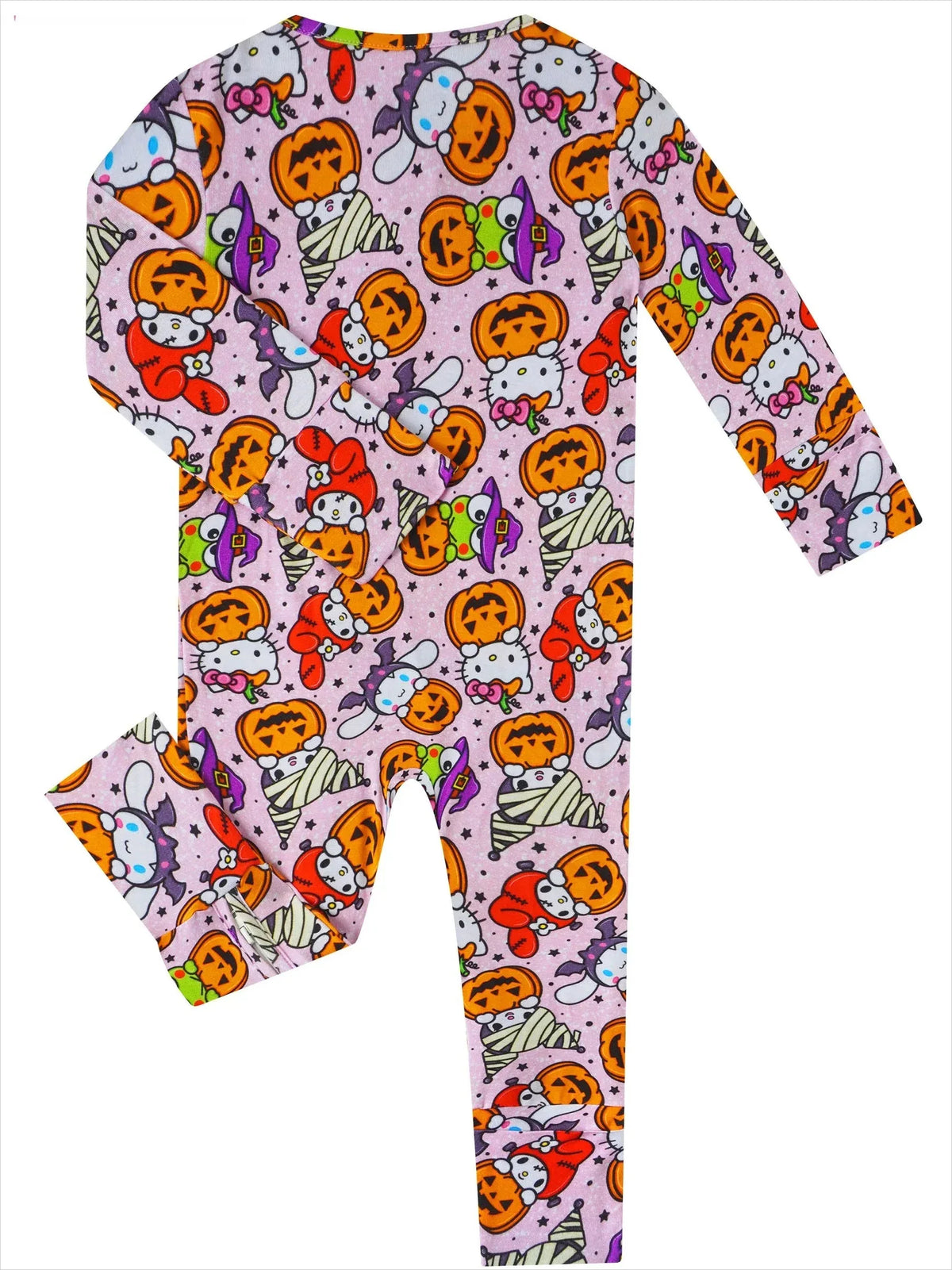 PoshTOT Sanrio Hello Kitty Pumpkin Bamboo Baby Convertible Zippy Romper - BIG FRENCHIES