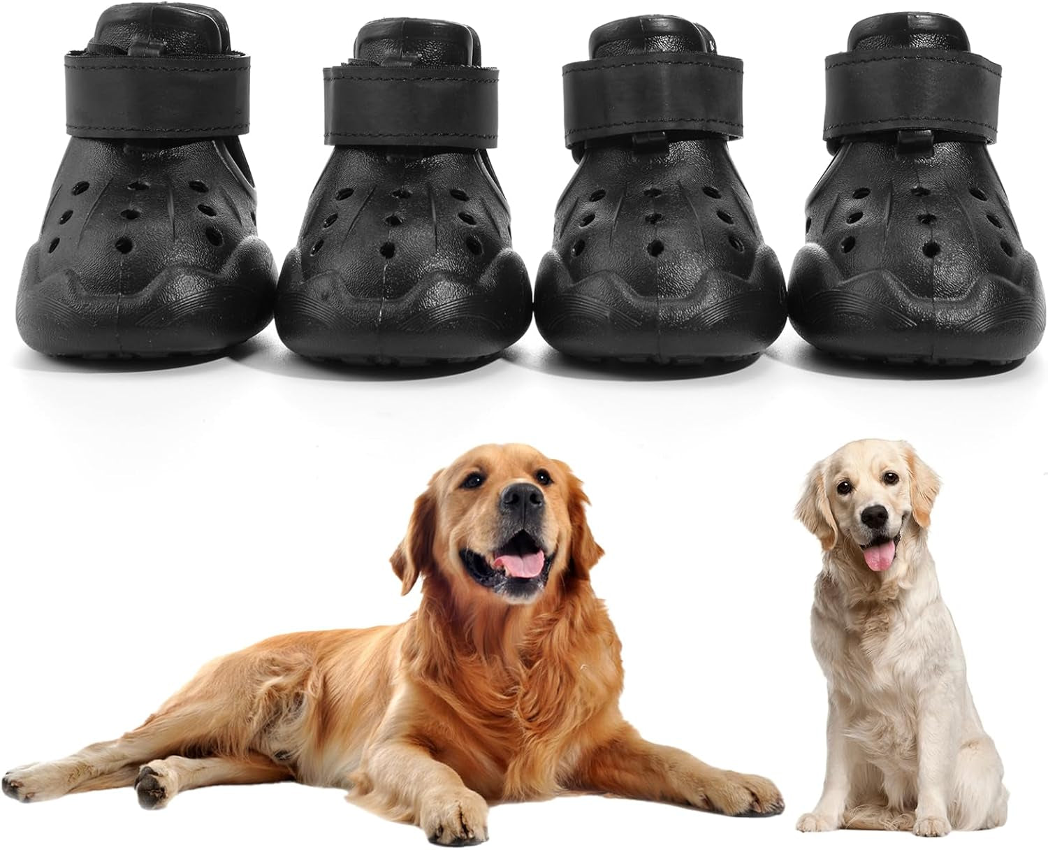 Adventure Croc-Style Dog Shoes – Breathable Paw Protection