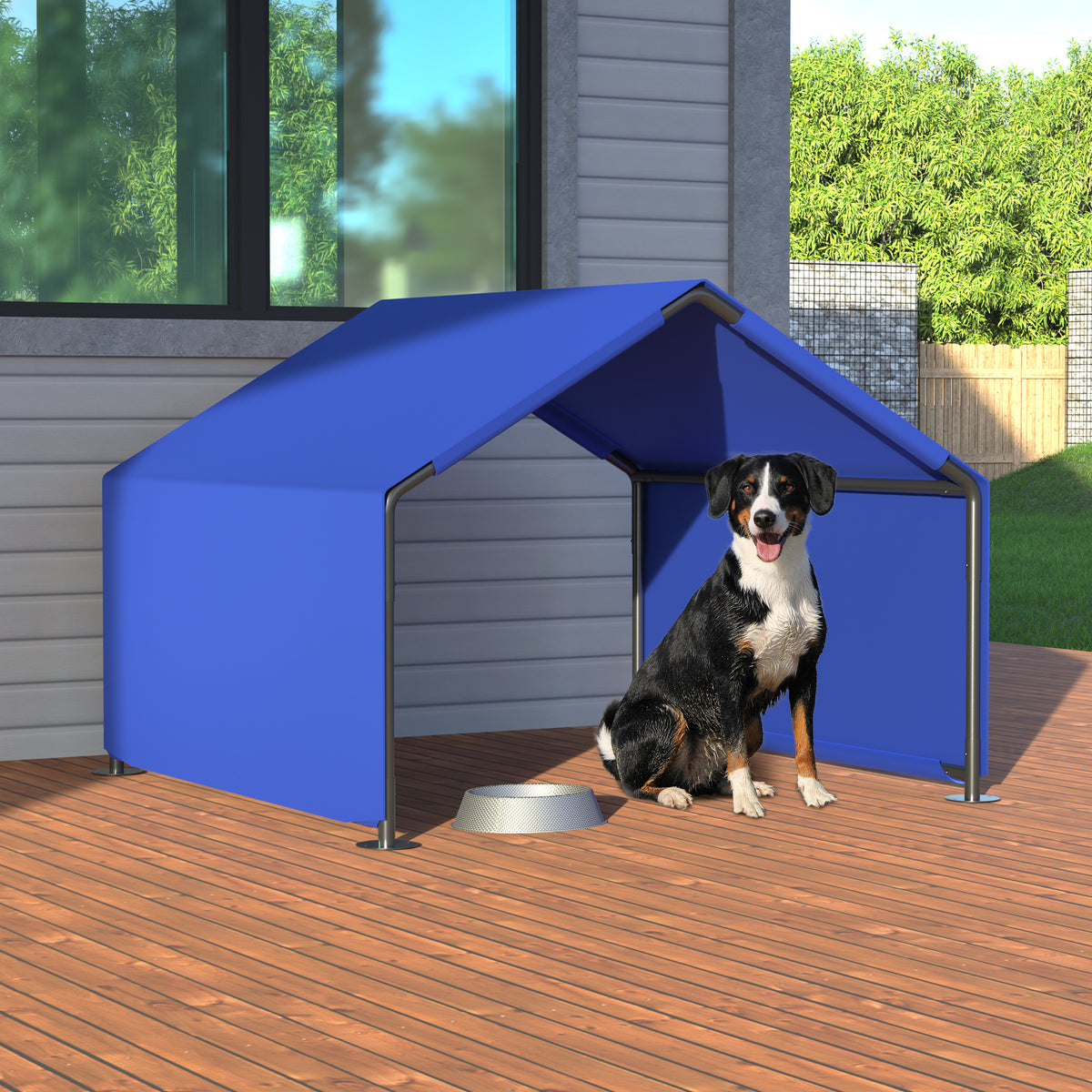 Dog Shade Shelter Outdoor Tent for Small Medium Dogs, Waterproof Sun Protection Pet House for Dogs, Small Animals and Li