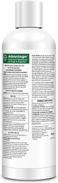 12 Oz Flea & Tick Shampoo for Puppies & Adult Dogs . - BIG FRENCHIES