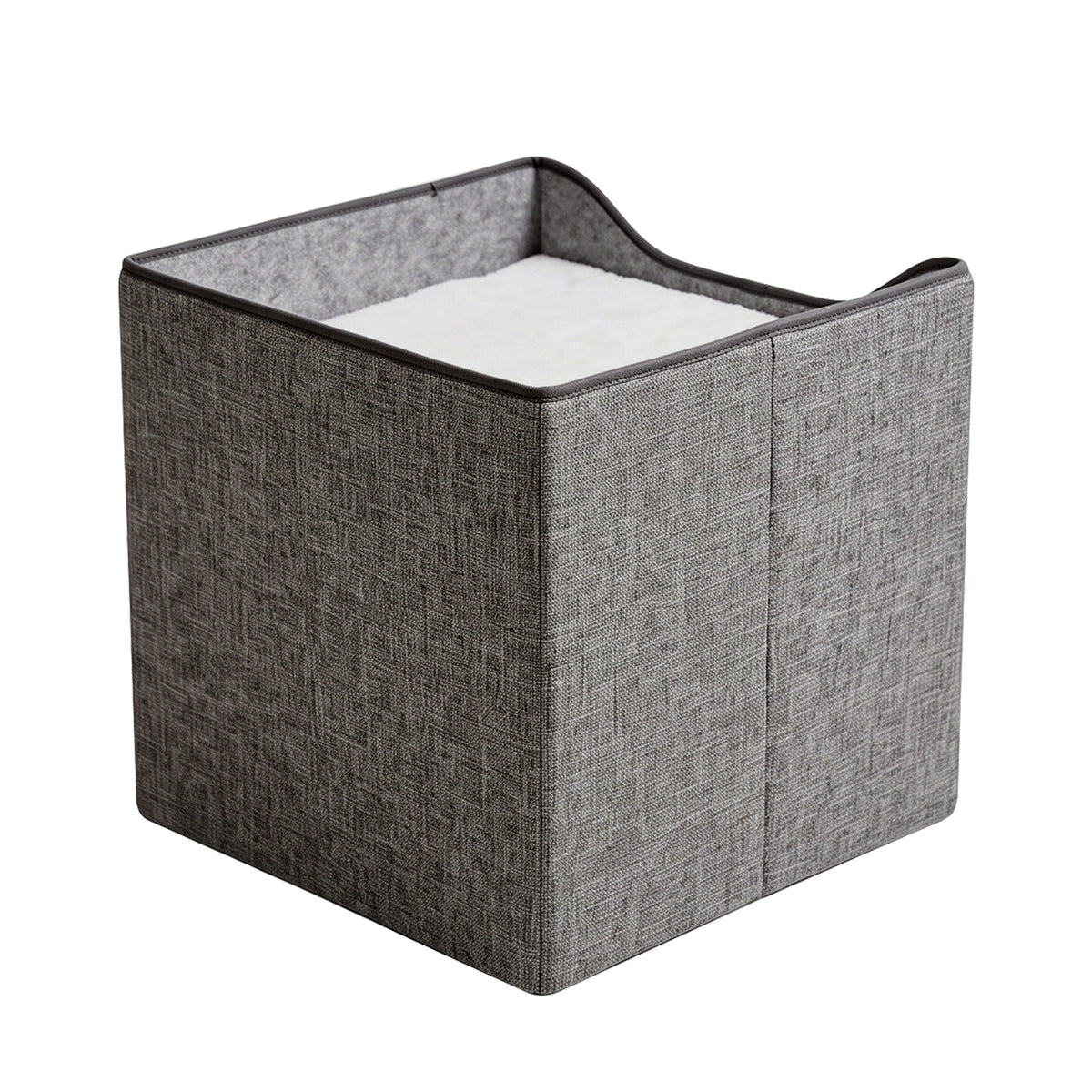 Arched Cat Bed In Green And Gray Color