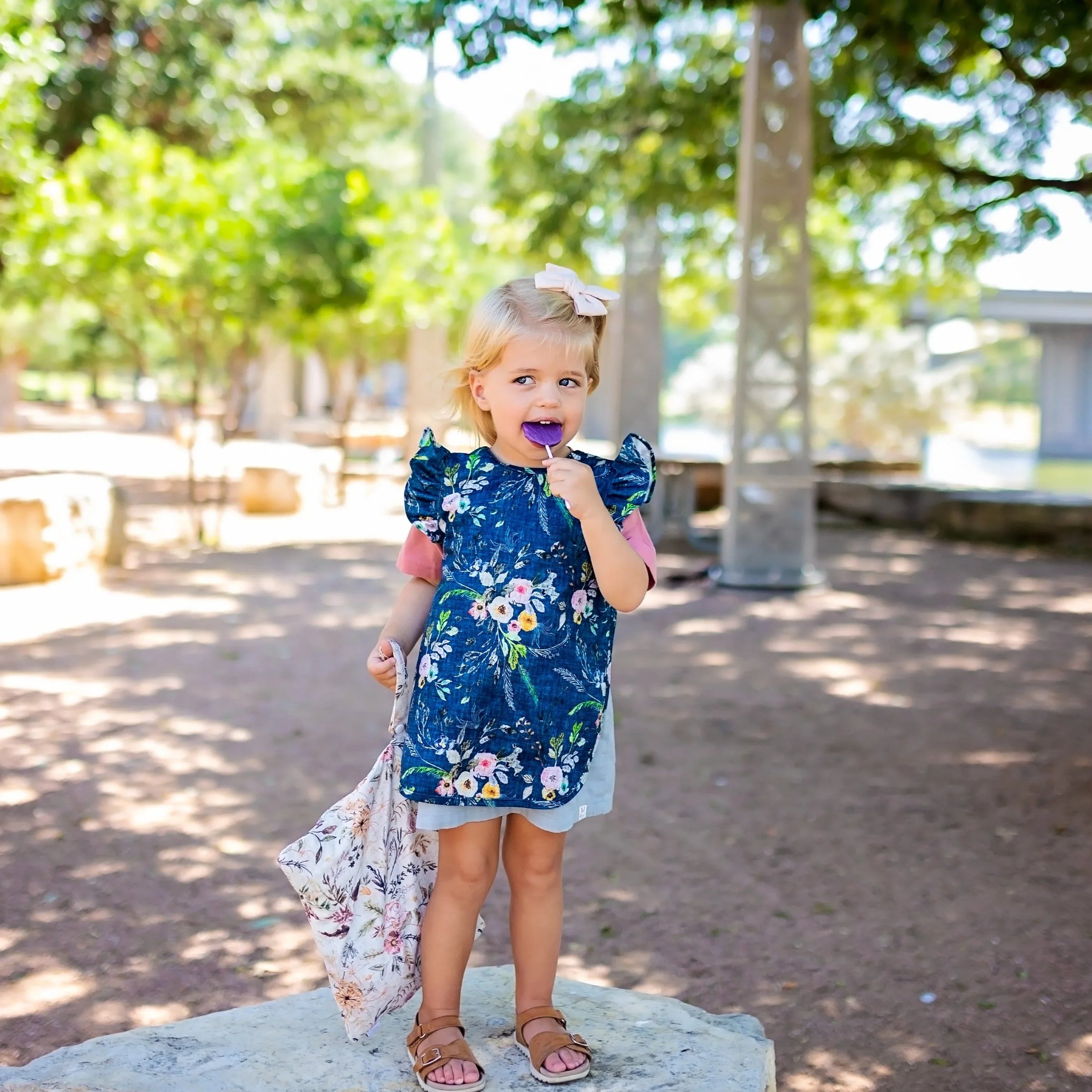 Boho Floral Flutter Bapron - BIG FRENCHIES
