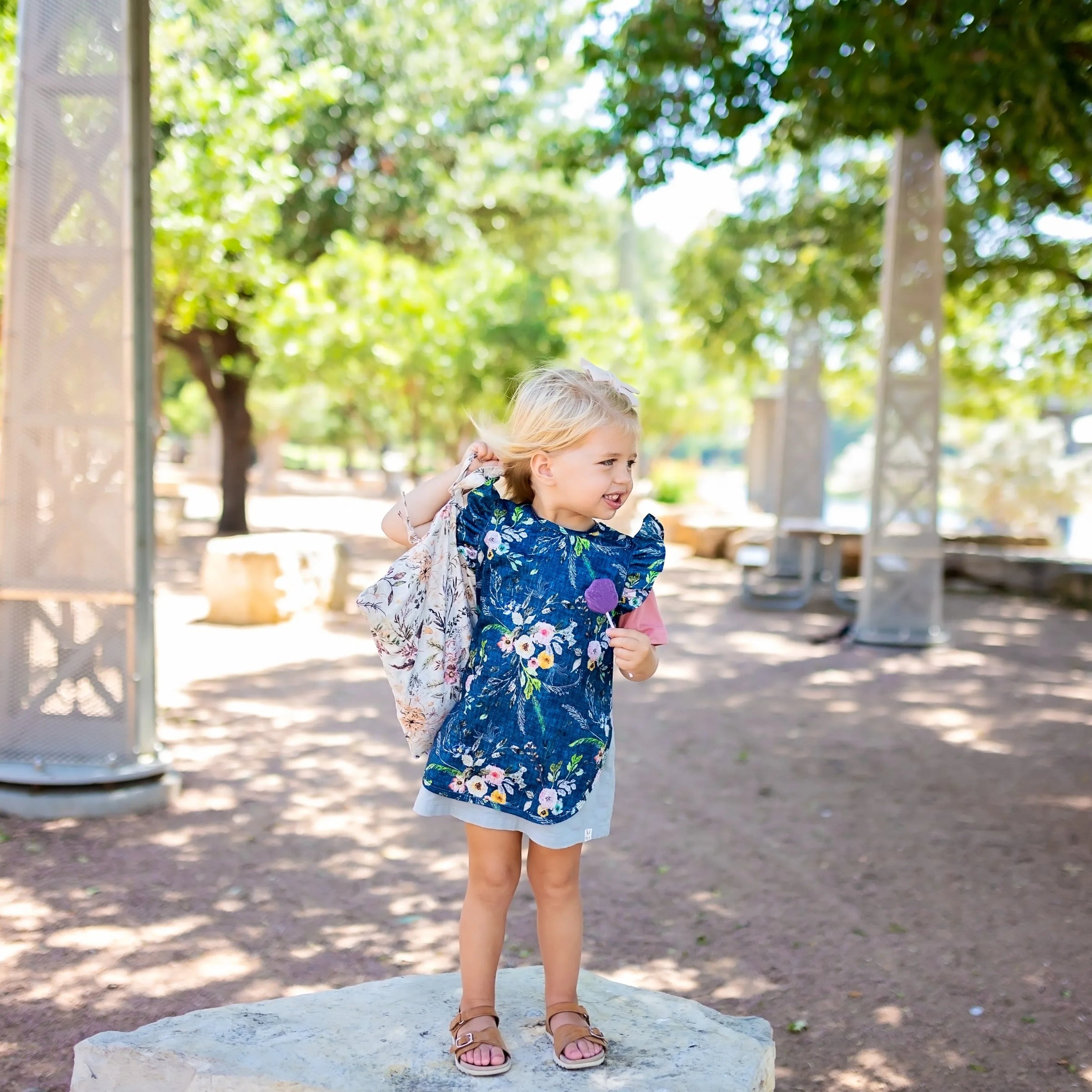 Boho Floral Flutter Bapron - BIG FRENCHIES