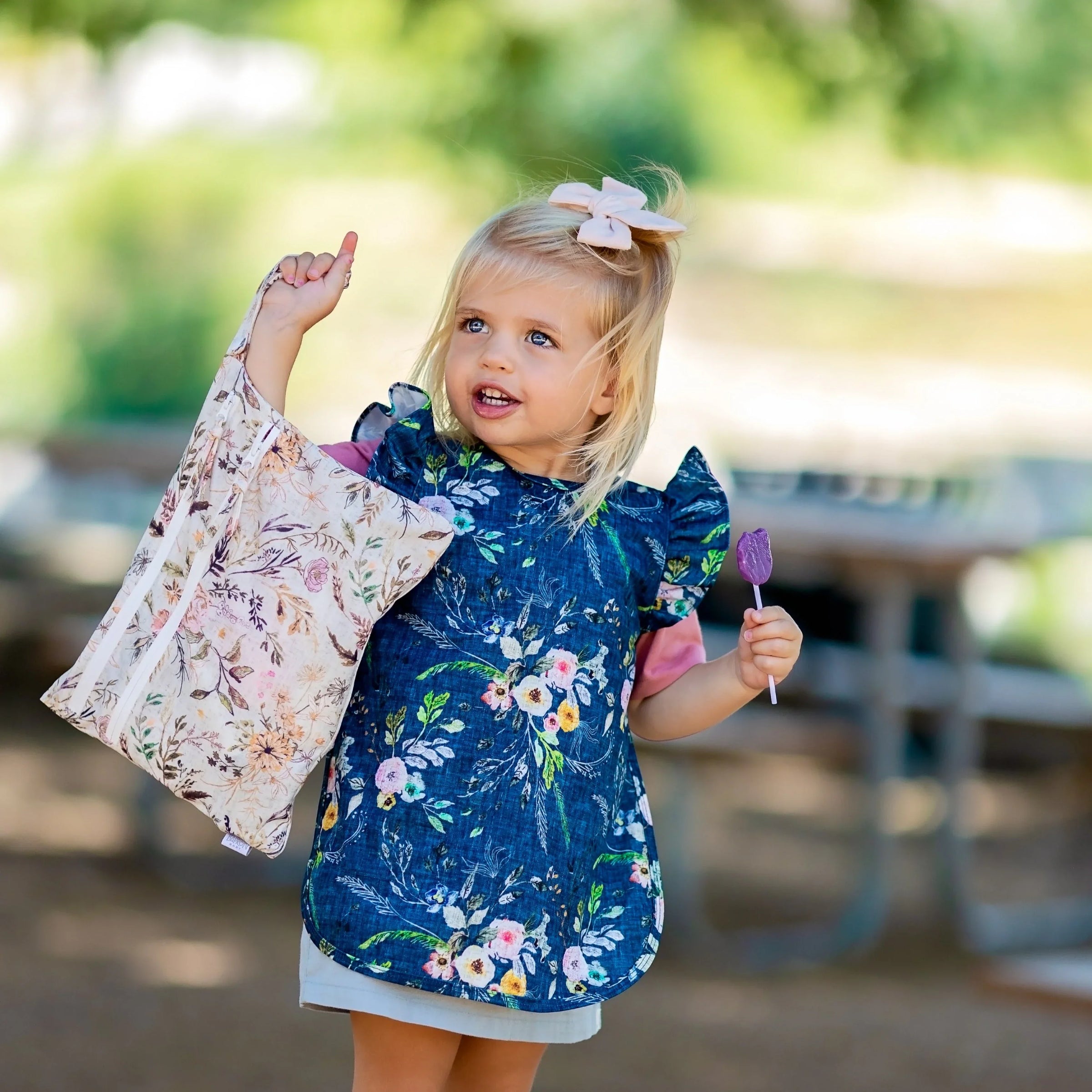 Boho Floral Flutter Bapron - BIG FRENCHIES