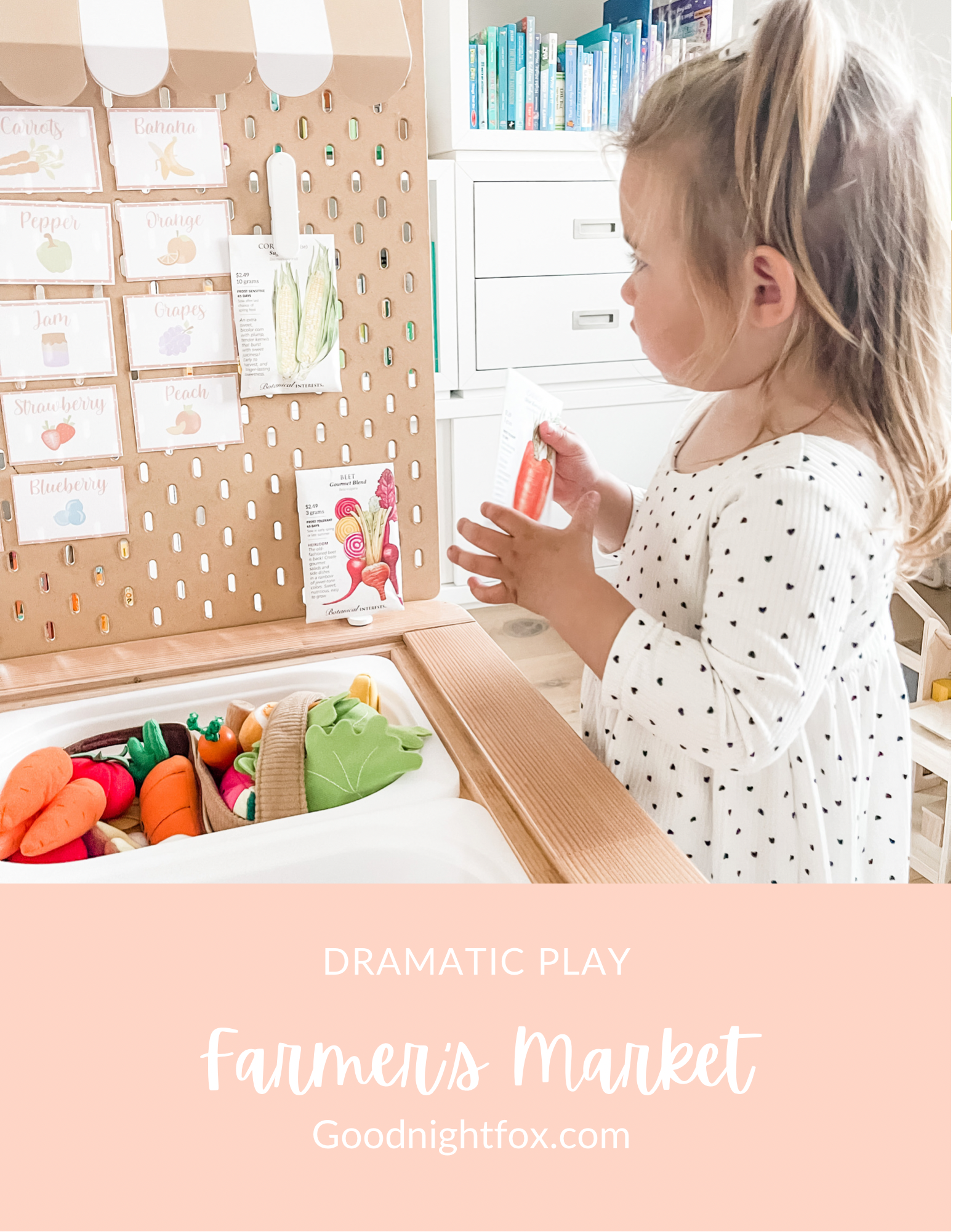 Farmer's Market Printable Dramatic Play