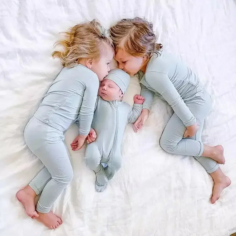 2023 Bamboo Fiber Toddler Kids Pajamas Set - # BOAA11710008 - BIG FRENCHIES