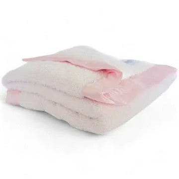Classic Satin Border Blanket - Pink - BIG FRENCHIES