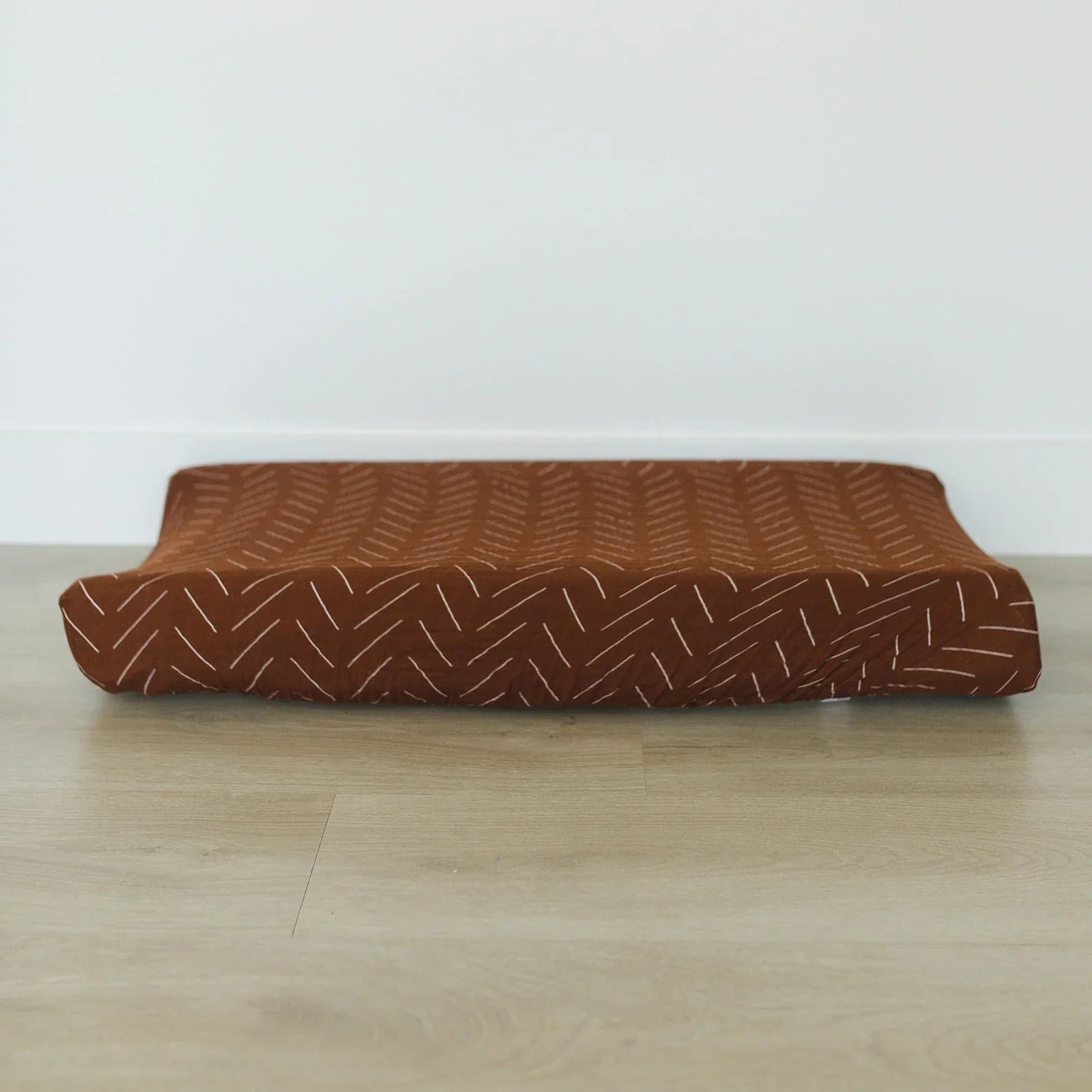Rust Mudcloth Muslin Changing Pad Cover - BIG FRENCHIES