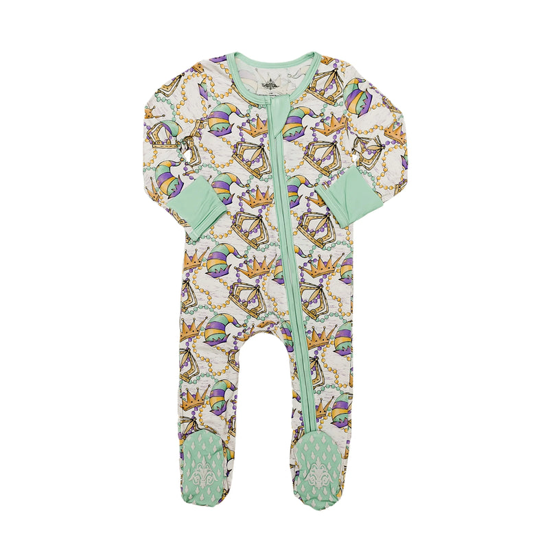 Mardi Gras Royal Romper - BIG FRENCHIES