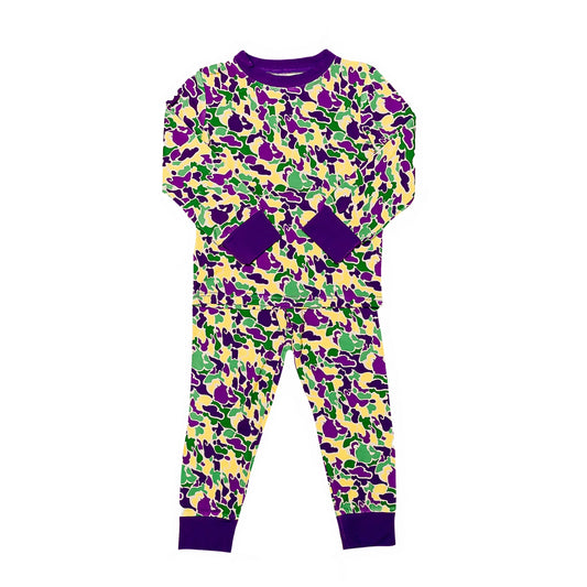 Mardi Gras Camo Pajamas - BIG FRENCHIES
