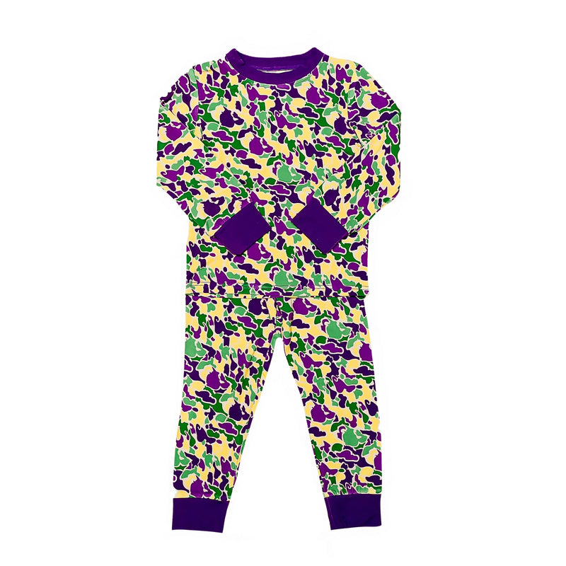 Mardi Gras Camo Pajamas - BIG FRENCHIES