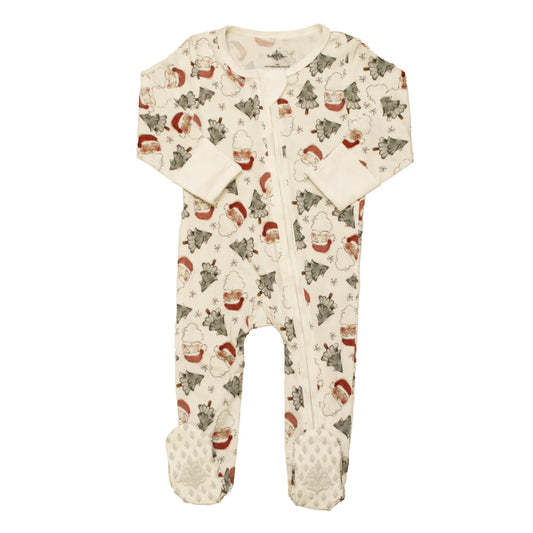 Santa Bamboo Romper - BIG FRENCHIES