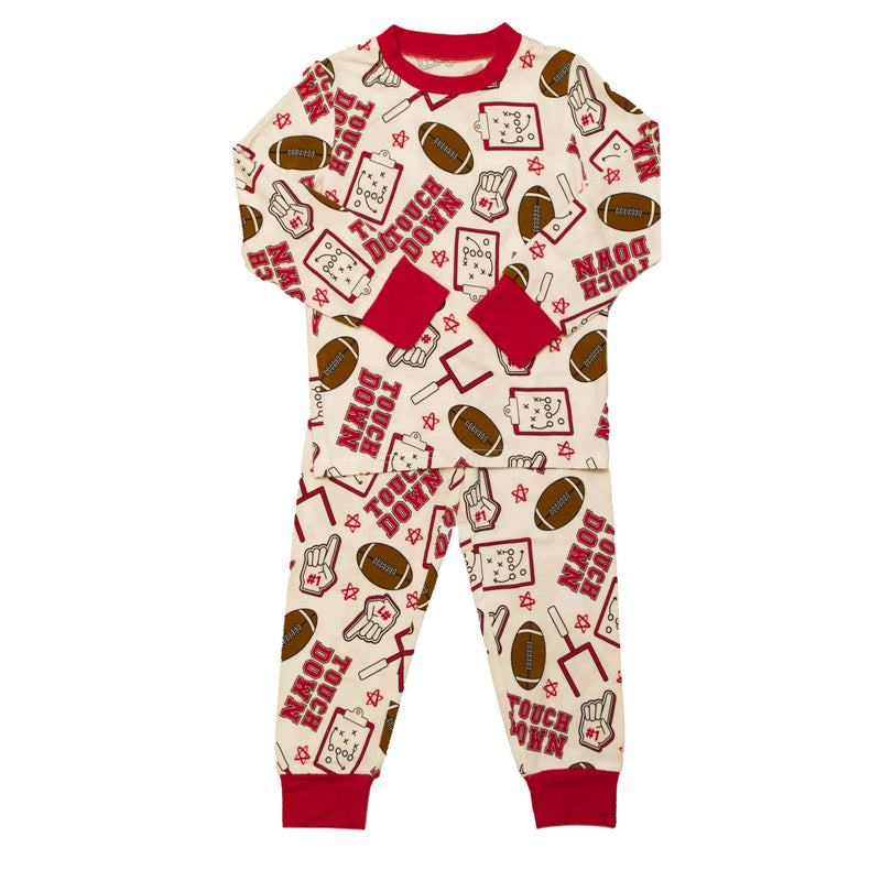 Red Touchdown Bamboo Pajamas - BIG FRENCHIES
