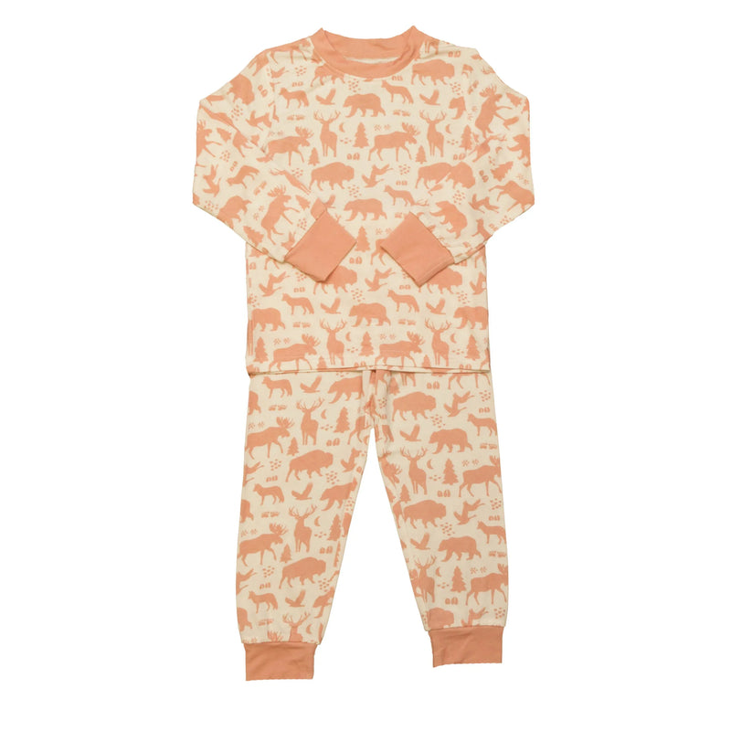 Pink Animals Bamboo Pajamas - BIG FRENCHIES