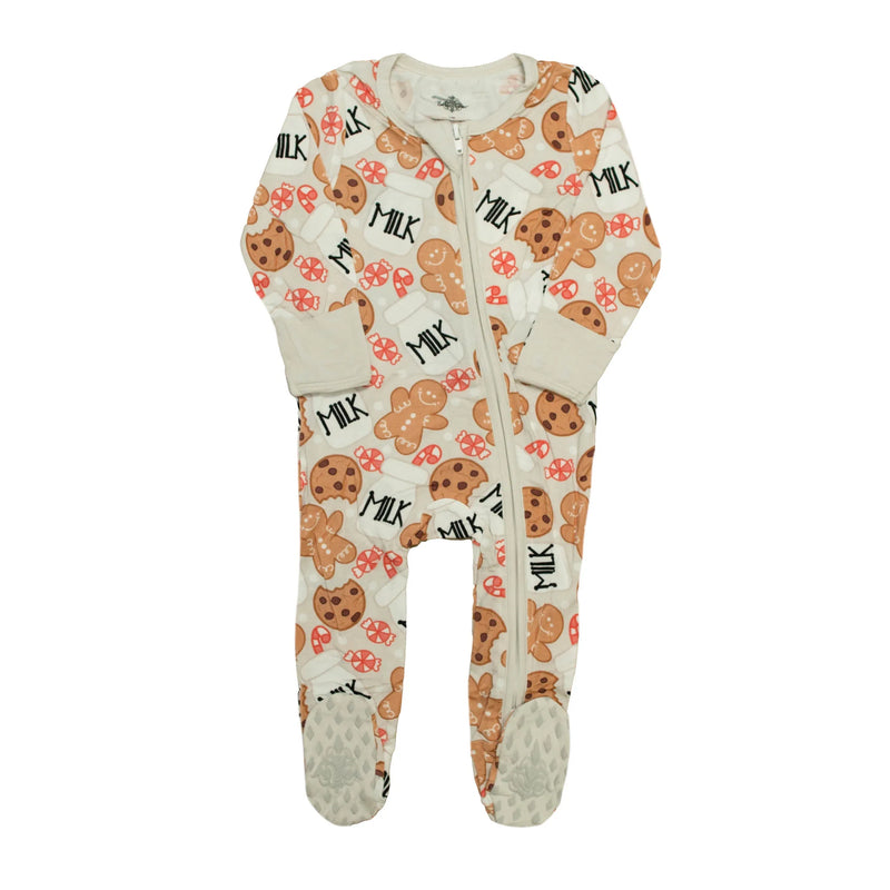 Milk And Cookies Bamboo Romper - BIG FRENCHIES