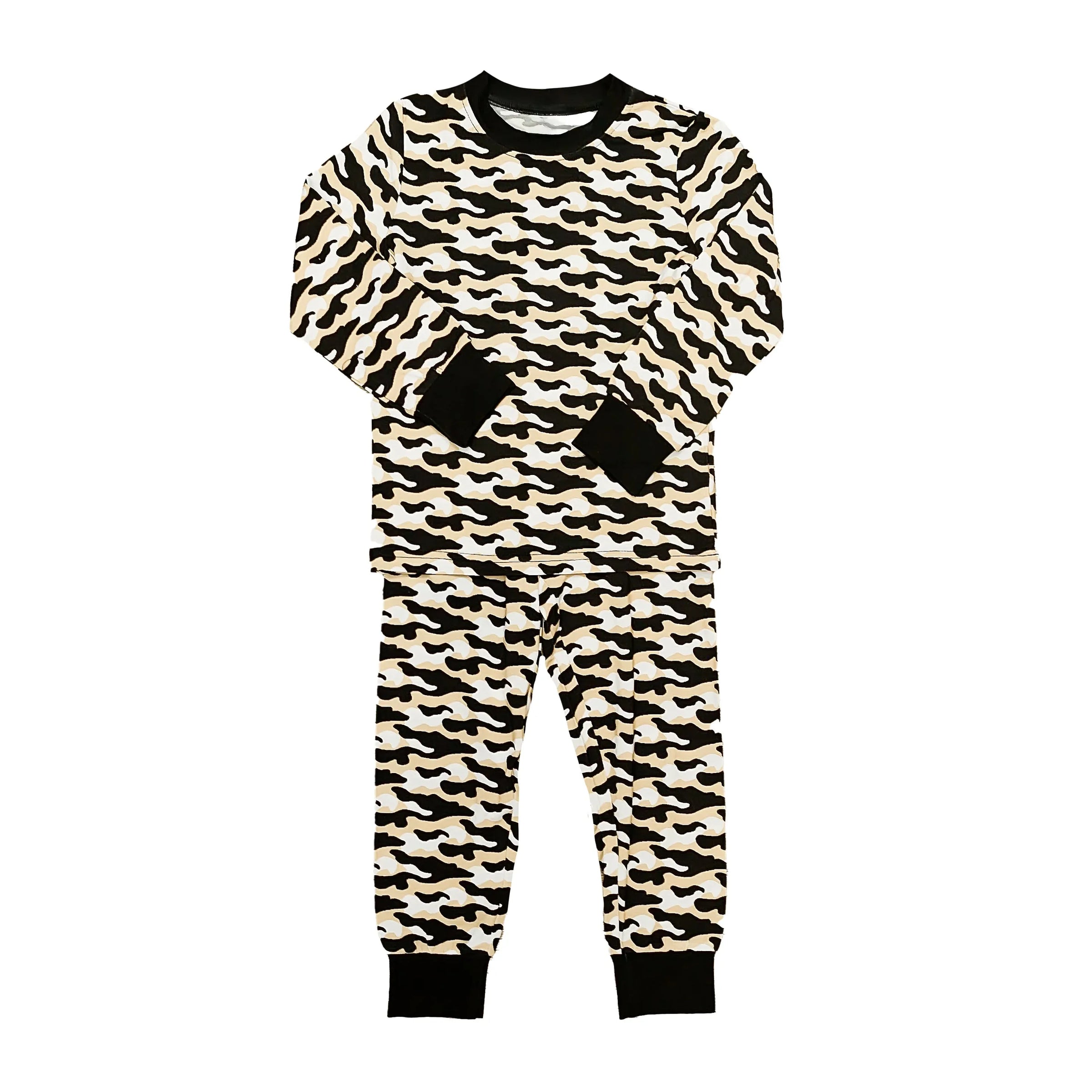 Black and Gold Camo Pajamas - BIG FRENCHIES