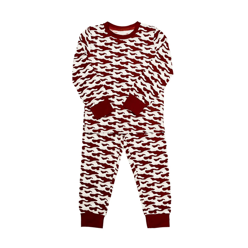Maroon Camo Pajamas - BIG FRENCHIES