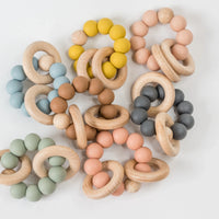 Duck Egg Blue Teething Ring - BIG FRENCHIES