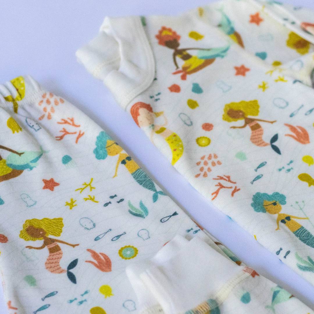 Mermaids from around the world Organic Pajamas - BIG FRENCHIES