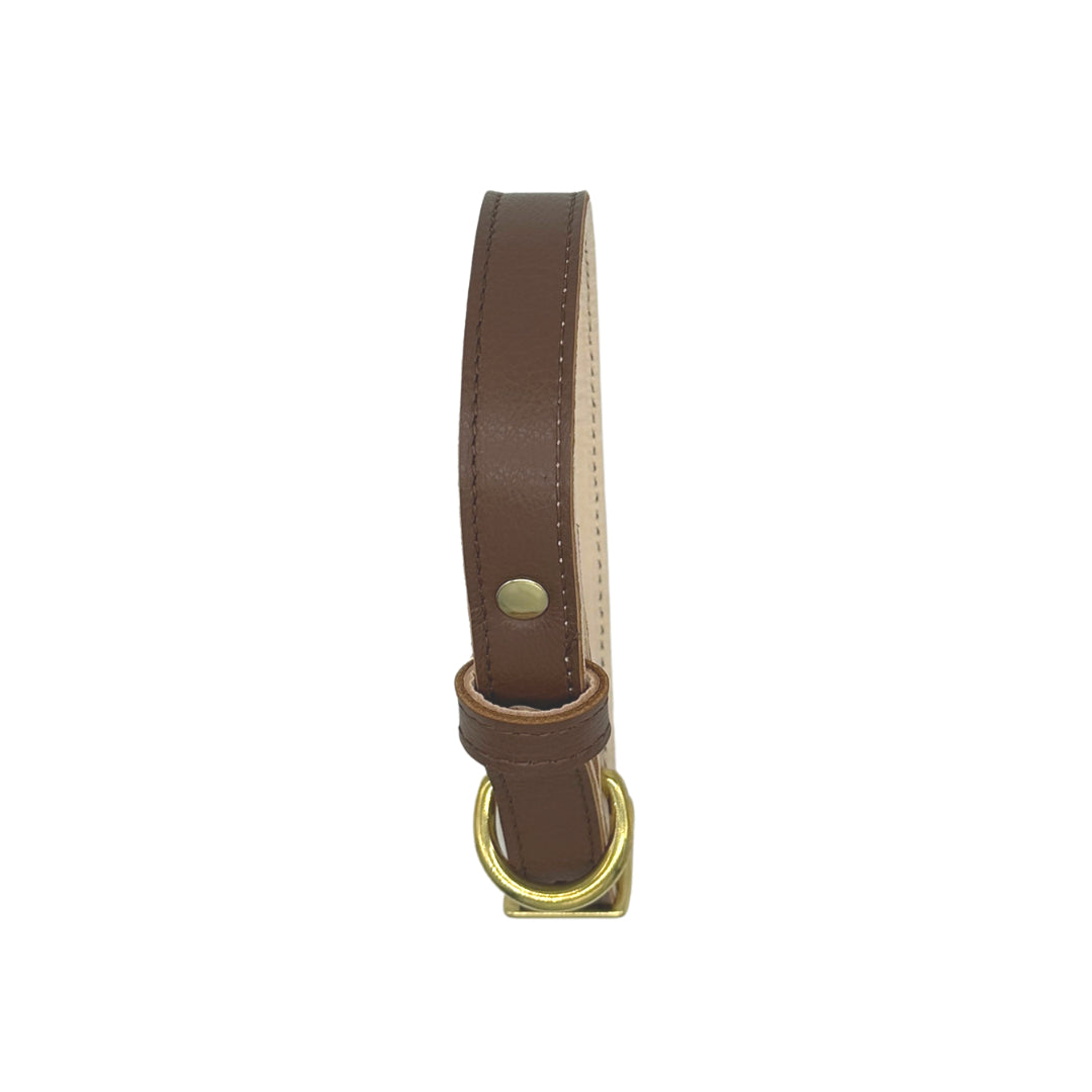 Plain Leather Dog Collar - BIG FRENCHIES