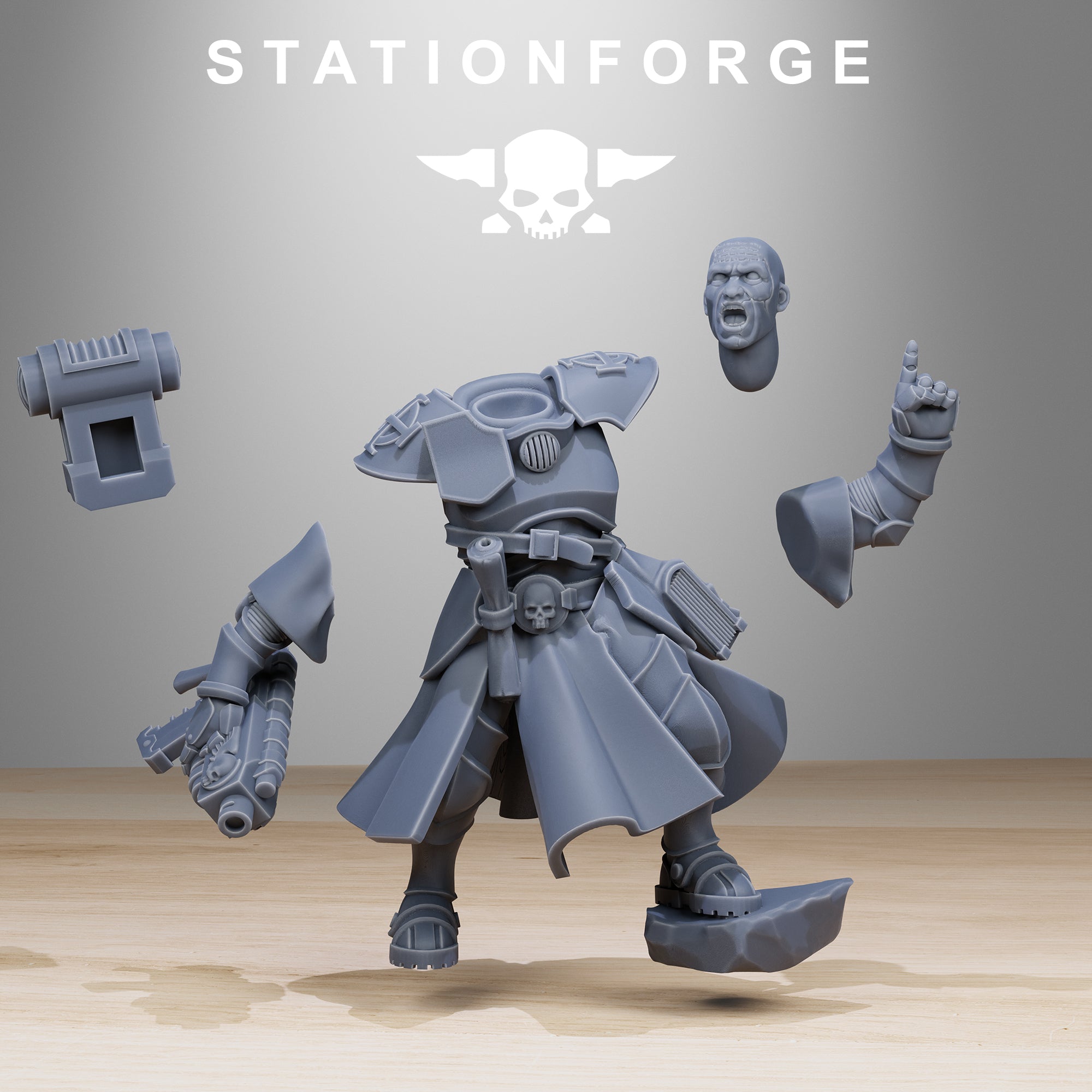 3D Printed Vadalites Brotherhood by StationForge Miniatures