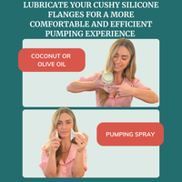 Silicone Breast Pump Flanges - Cushy