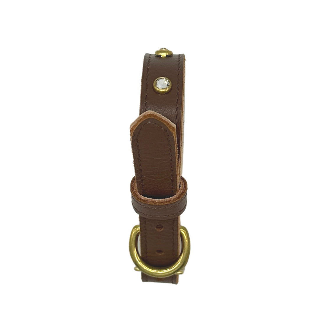 Plain Leather Dog Collar - BIG FRENCHIES