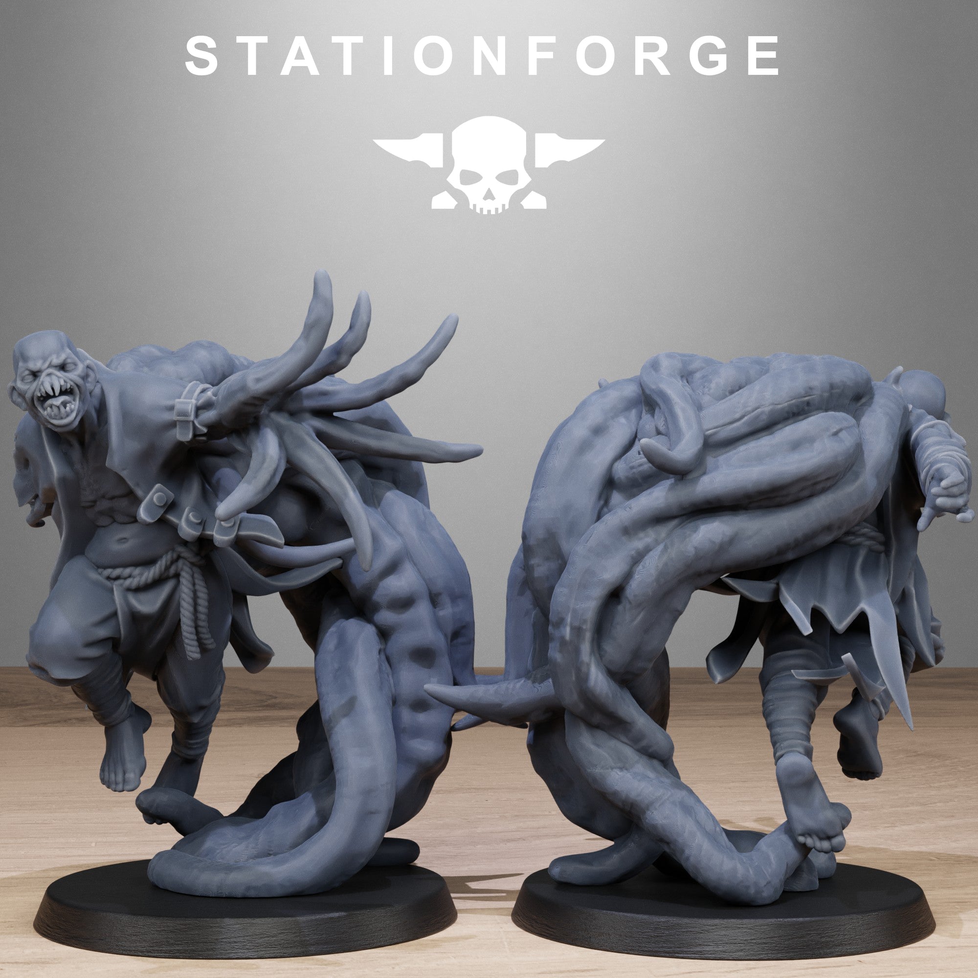 3D Printed Corrupted Guard Butchers by StationForge Miniatures