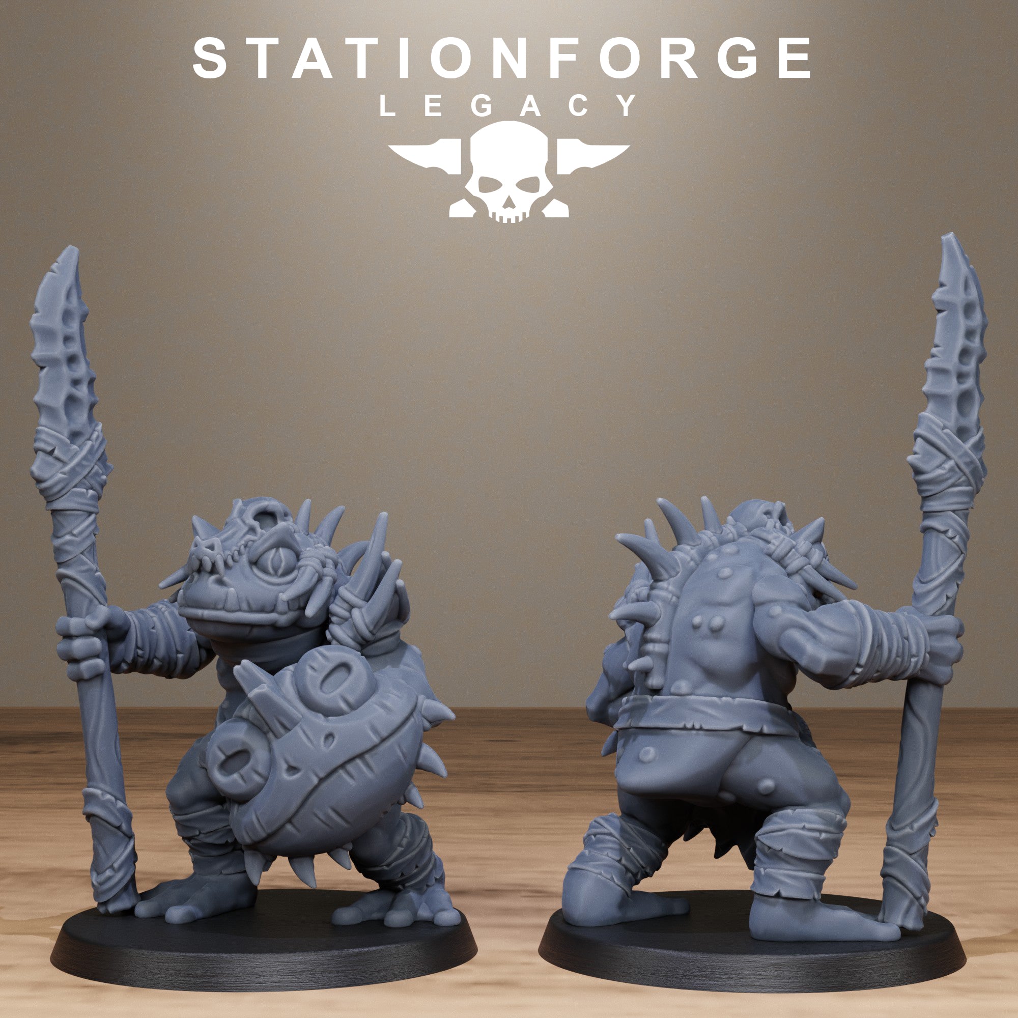 3D Printed Bogkin Heavies by Stationforge Miniatures