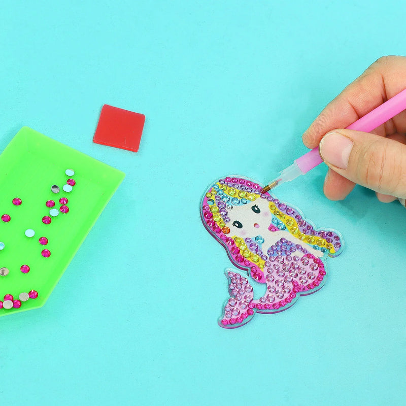Adorable Keychains Diamond Art Kit – Mermaid (Set of 15) - BIG FRENCHIES