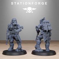 3D Printed GrimGuard Jungle Fighters by StationForge Miniatures